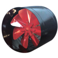 Axial Duct Type Fans with 7 Blades